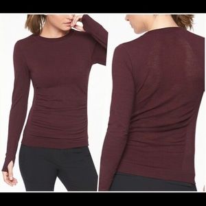 Athleta Foresthill Ascent Top Auberge Size M